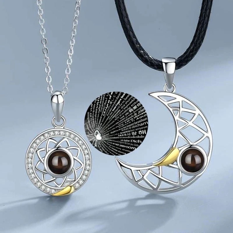 Magnetic Couple Matching Necklaces - 1 쌍 자기 커플 매칭 목걸이