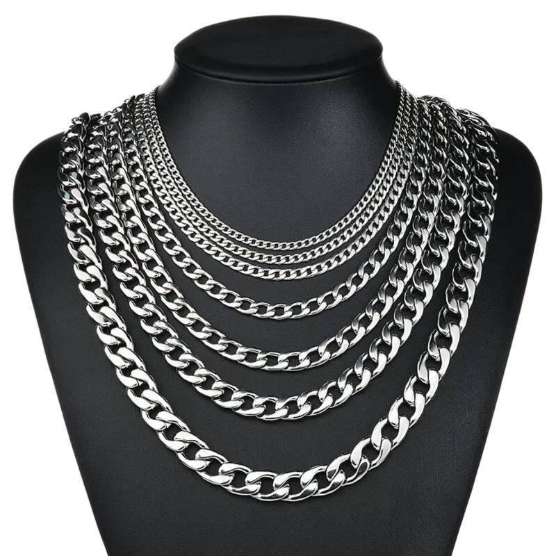 Cuban Link Chain 12Mm - YQ 3MM-10MM 316L 스테인리스 스틸 쿠반