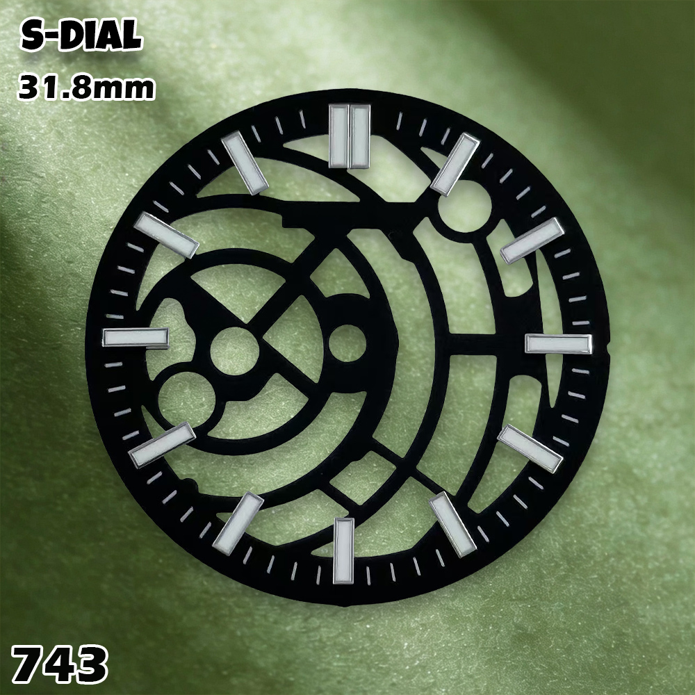 NH 31.8mm S 로고 NH70 속이 빈 다이얼 N - Watch Accessories 리뷰 및 가격