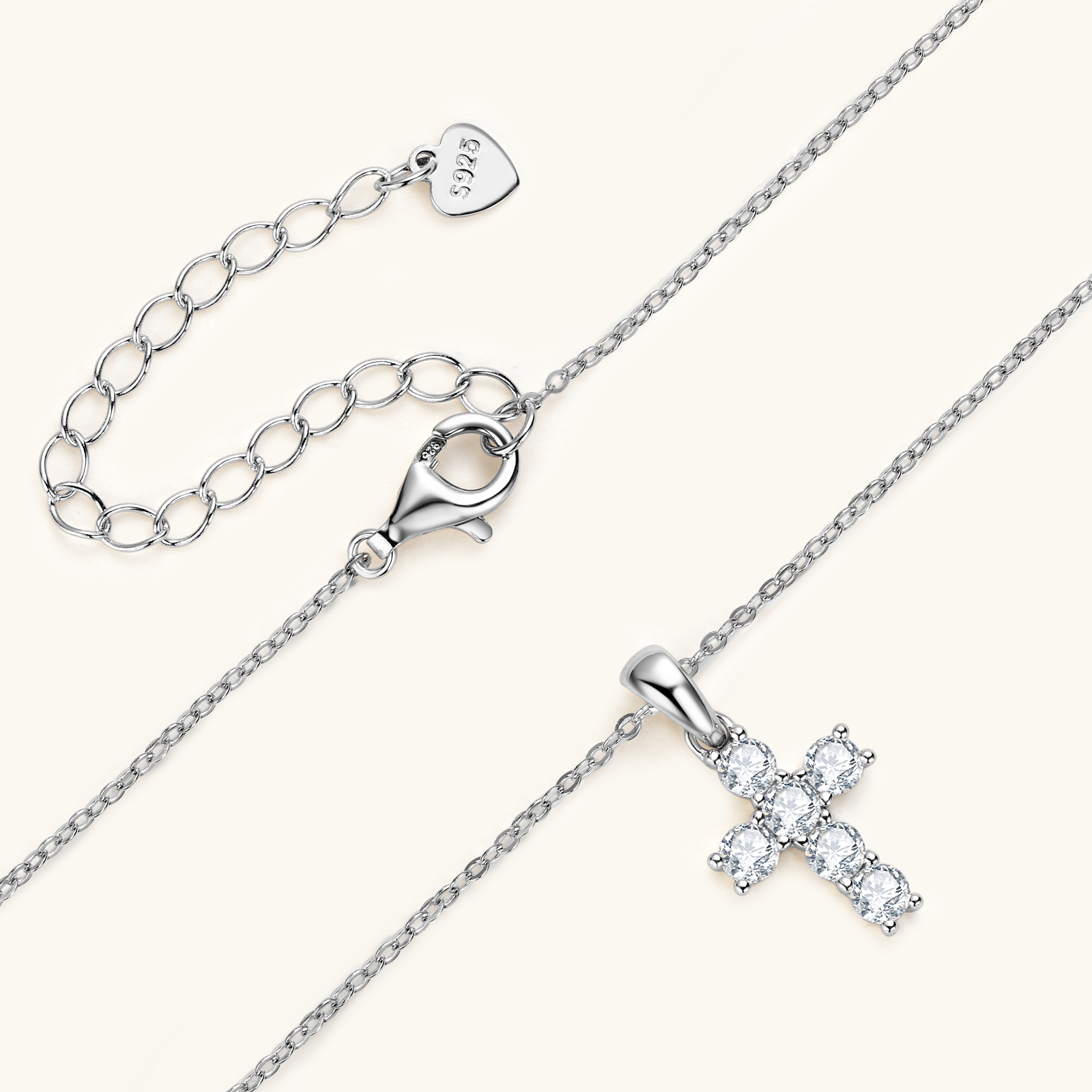 아베스테콤 14K 금도금 4프롱 십자가 펜던트 목걸이  - Cross Pendant Necklace Gold 리뷰 및 가격