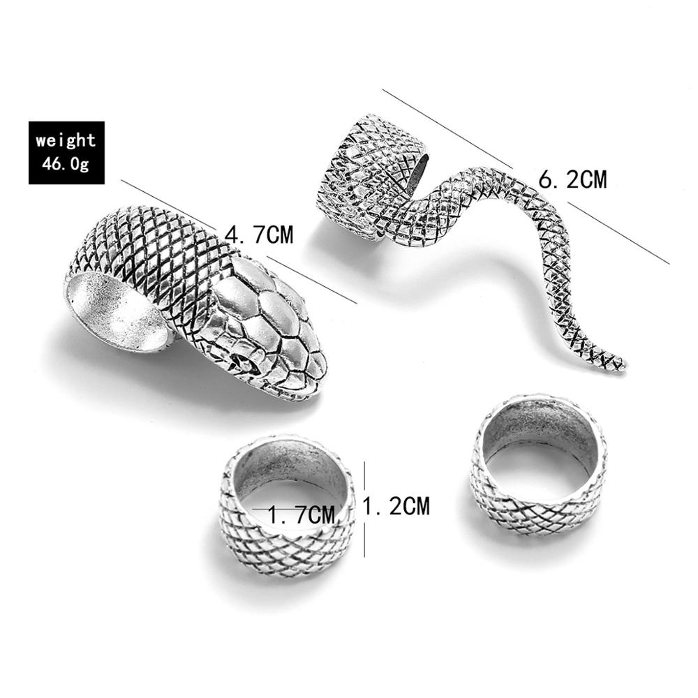 2018 새로운 개/대 여성 빈티지 금속 손가락 반지  - Vintage Punk Knuckle Rings Set 리뷰 및 가격