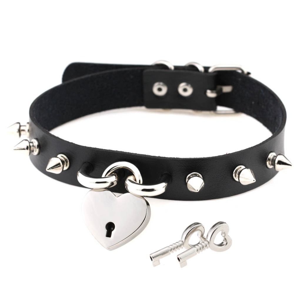 여성을 위한 펑크 스파이크 초커 목걸이 고딕 칼라 유행 - Goth Punk Spike Choker 리뷰 및 가격