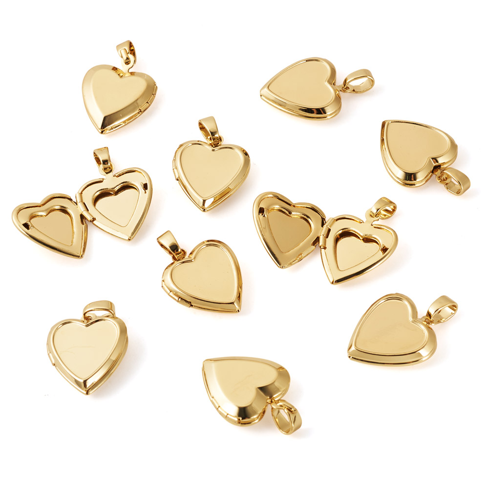 10개 하트 사진 로켓 펜던트, 열 수 있는 사진 프레 - Heart Locket Necklace Photo 리뷰 및 가격