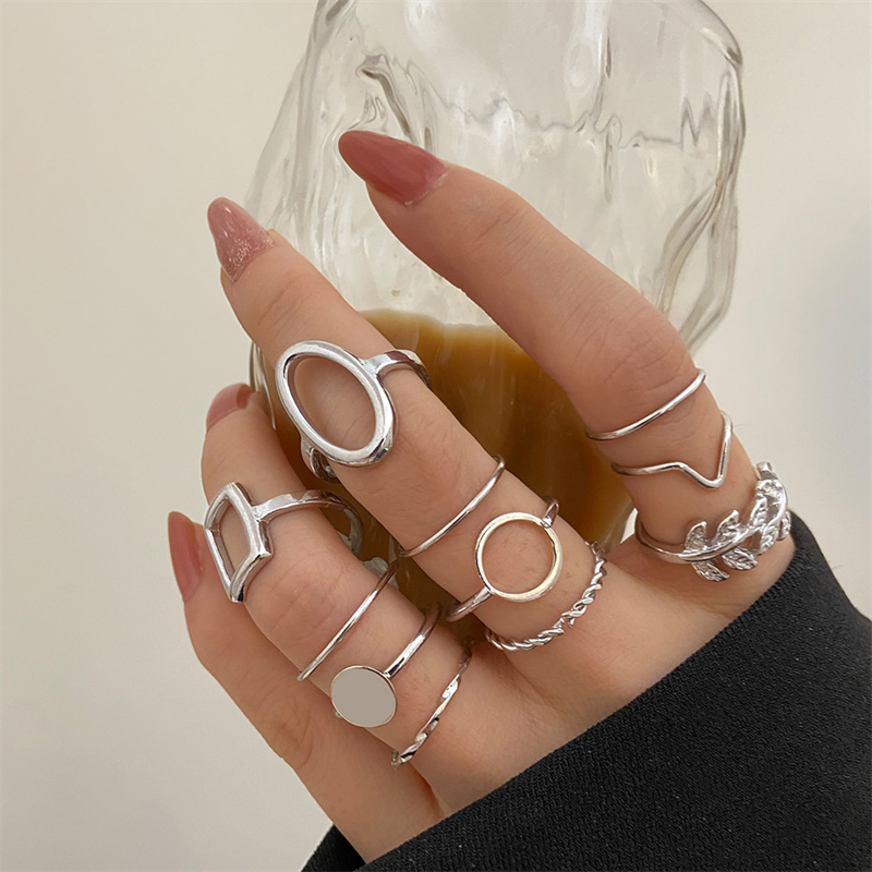 금속 구슬 펑크 반지 세트 실버 골드 컬러 힙합 팝 여 - Vintage Punk Knuckle Rings Set 리뷰 및 가격