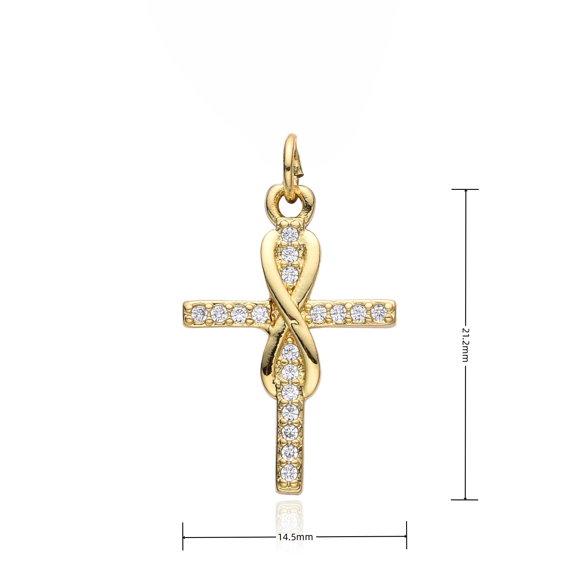 여성/남성을위한 패션 마이크로 상감 지르콘 크로스 펜던 - Cross Pendant Necklace Gold 리뷰 및 가격