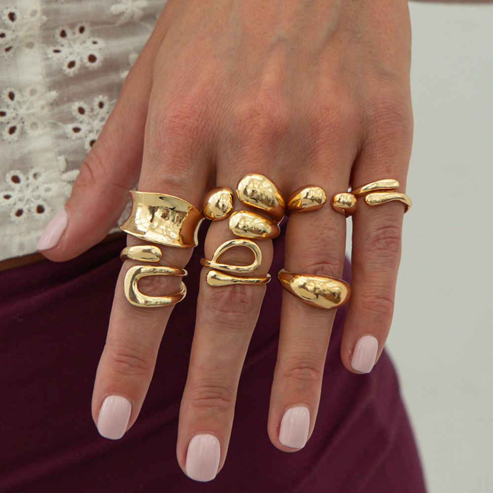 DIEZI 한 세트 여성을위한 패션 중공 기하학 너클  - Vintage Punk Knuckle Rings Set 리뷰 및 가격