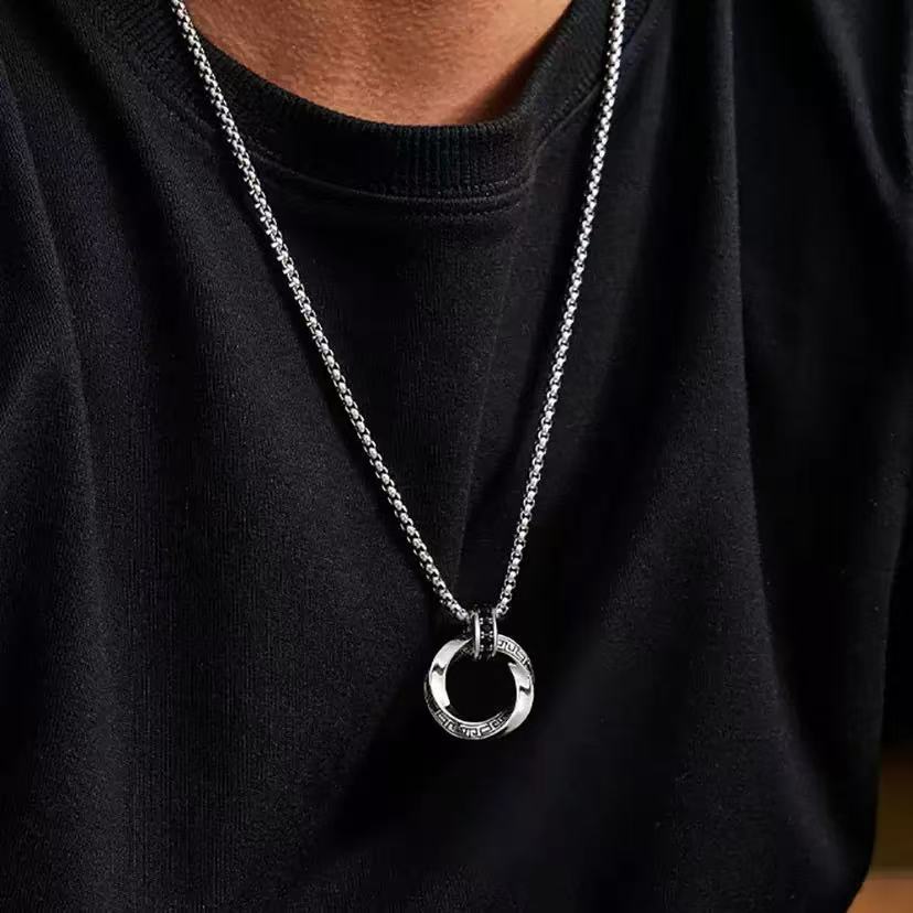 925 스털링 실버 목걸이 펜던트 힙합 빈티지 남성 여 - 925 Sterling Silver Chain Necklace Men 리뷰 및 가격