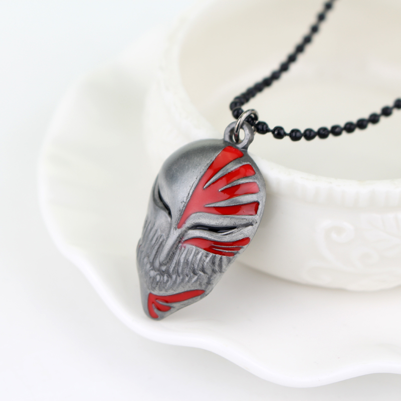 애니메이션 이치고 쿠로사키 할로우 마스크 불 헤드 보이 - Anime Pendant Necklace 리뷰 및 가격