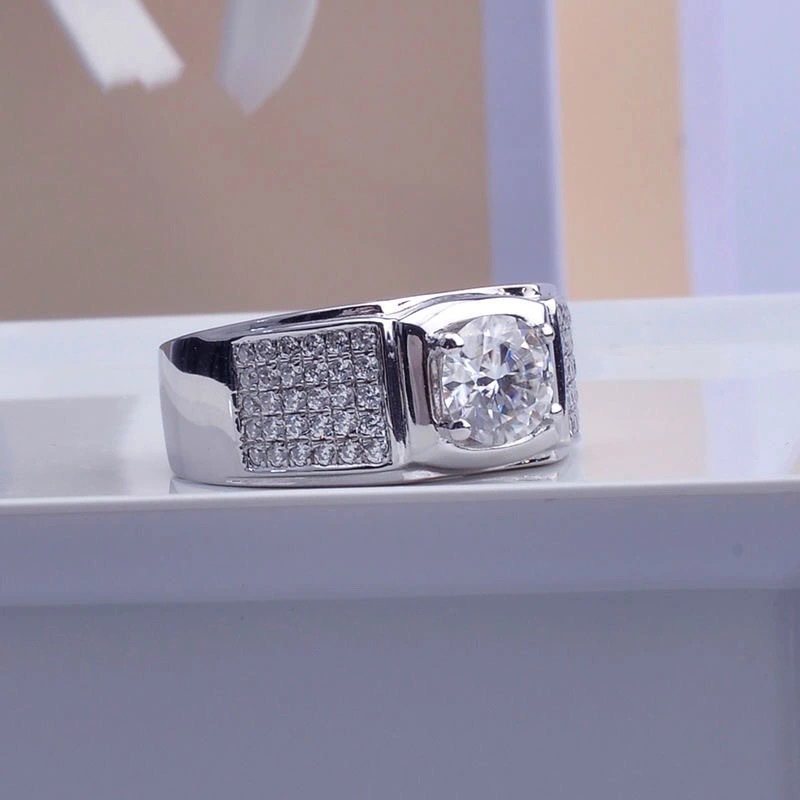 새로운 네 발톱 시뮬레이션 Moissanite 1 캐럿 - Moissanite Engagement Ring 1 Carat 리뷰 및 가격