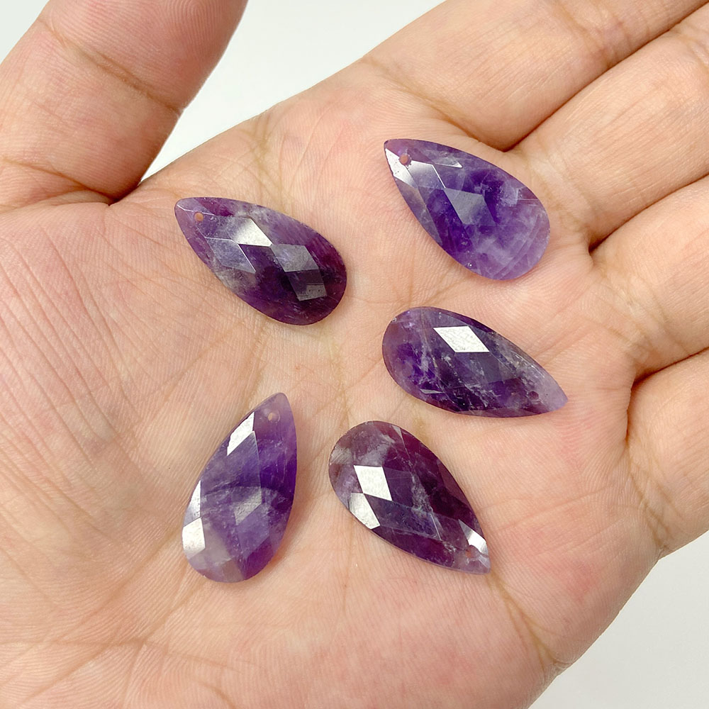 긴 물방울 모양 펜던트, 천연석 호랑이 눈 크리스탈 물 - Crystal Pendant Necklace Natural Stone 리뷰 및 가격