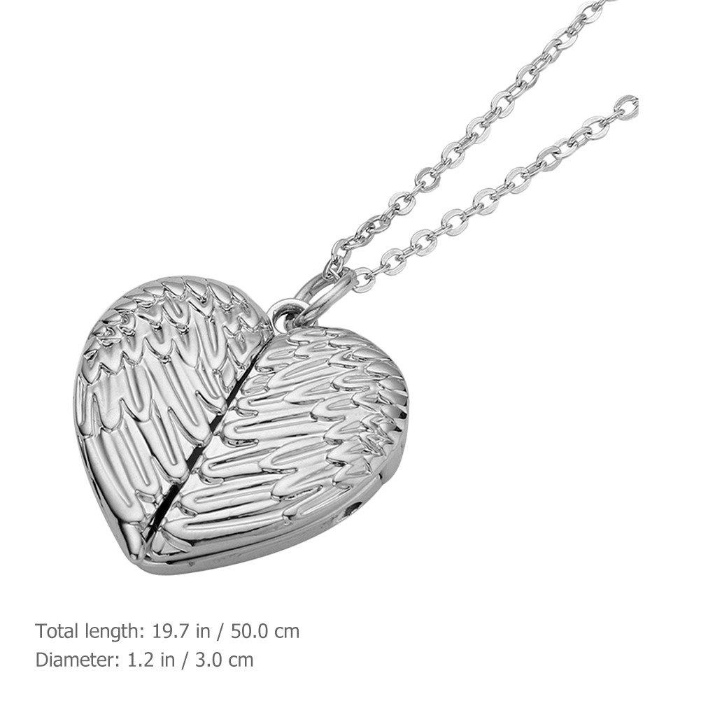 하트 로켓 목걸이 여성용 사진 로켓 목걸이 내부 사진  - Heart Locket Necklace Photo 리뷰 및 가격