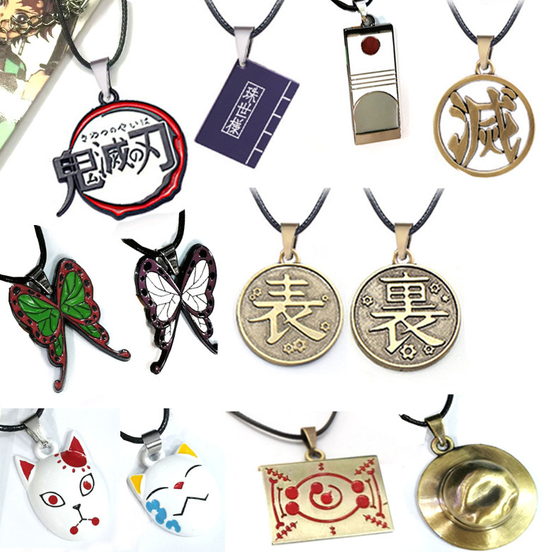 귀멸의 칼날 애니메이션 펜던트 목걸이, 나비 여우 가면 - Anime Pendant Necklace 리뷰 및 가격