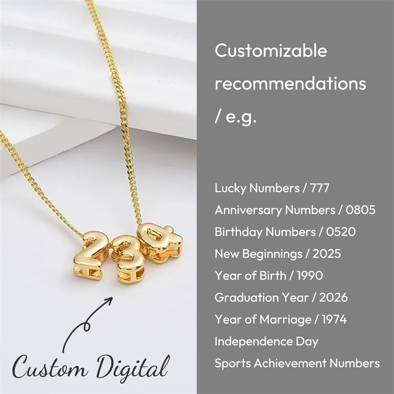 맞춤형 3D 버블 레터 목걸이, 커스텀 네임 목걸이 ( - Initial Letter Necklace 18K Gold 리뷰 및 가격