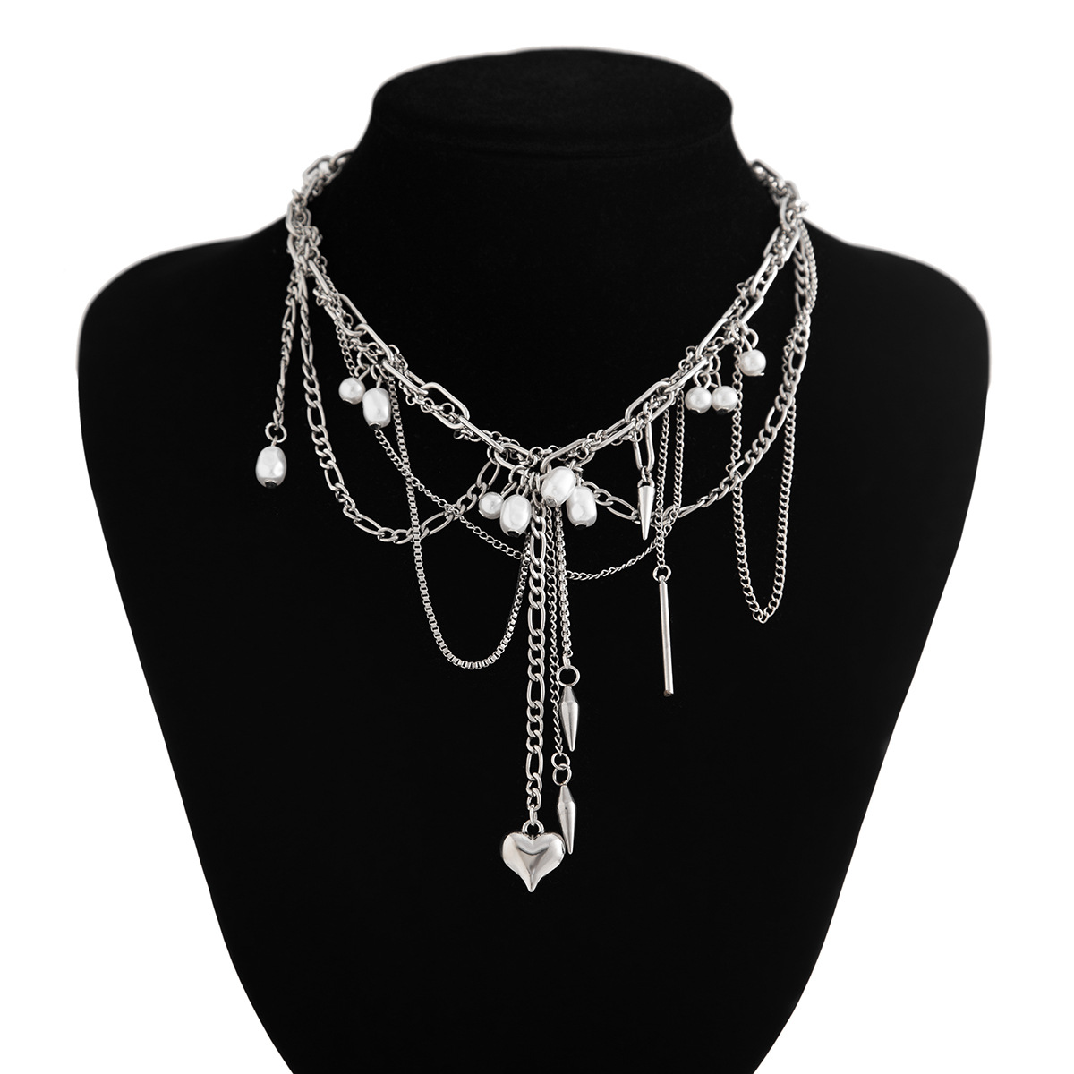 빈티지 불규칙 인조 진주 목걸이 여성 우아한 펑크 고딕 - Pearl Choker Necklace Vintage 리뷰 및 가격
