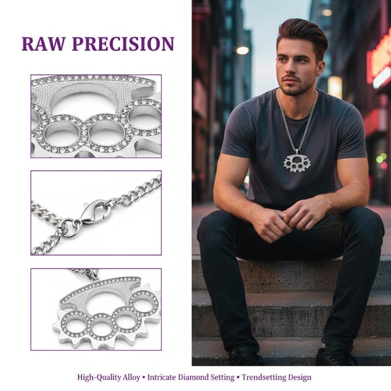 Y2K 펑크 스테인리스 스틸 펜던트 목걸이 여성용 90 - Layered Pendant Necklace Aesthetic 리뷰 및 가격
