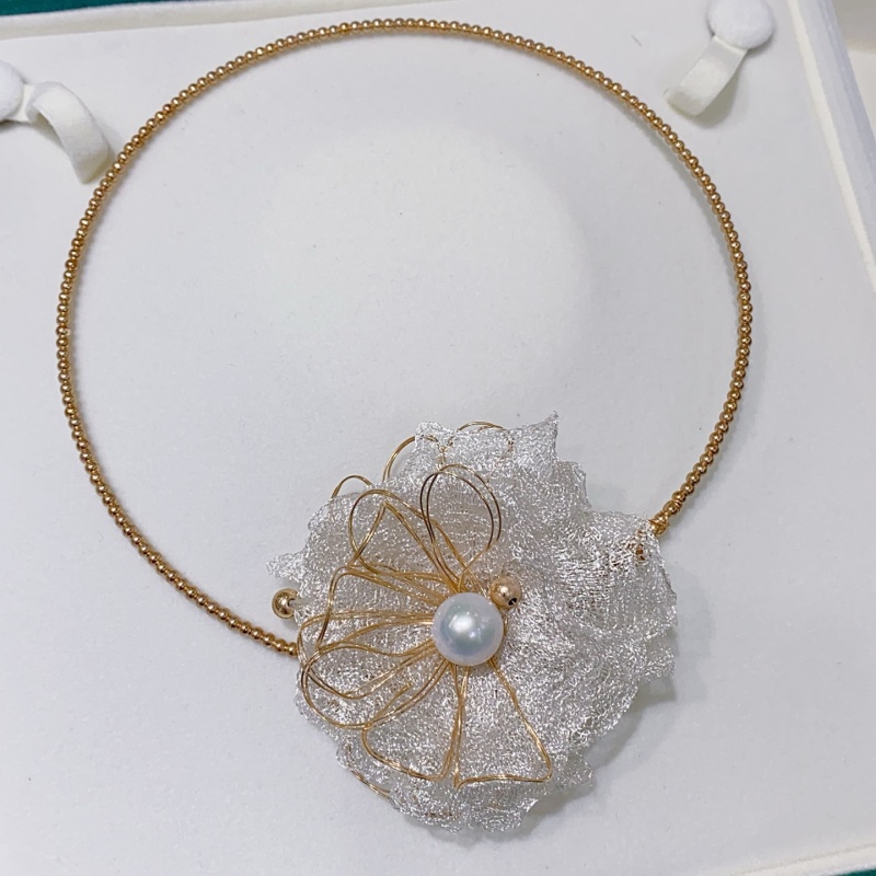 SGARIT 패션 여성 빈티지 K 골드 도금 목걸이 1 - Pearl Choker Necklace Vintage 리뷰 및 가격