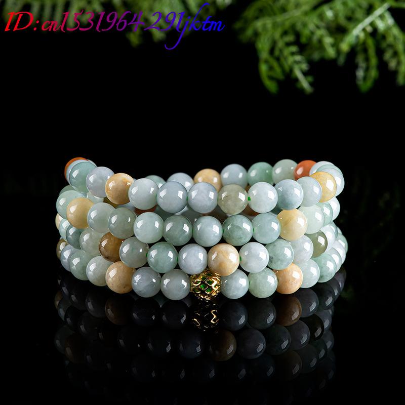 버마산 비취 비즈 팔찌 목걸이 진짜 보석 참 장식품 부 - Bracelets 리뷰 및 가격