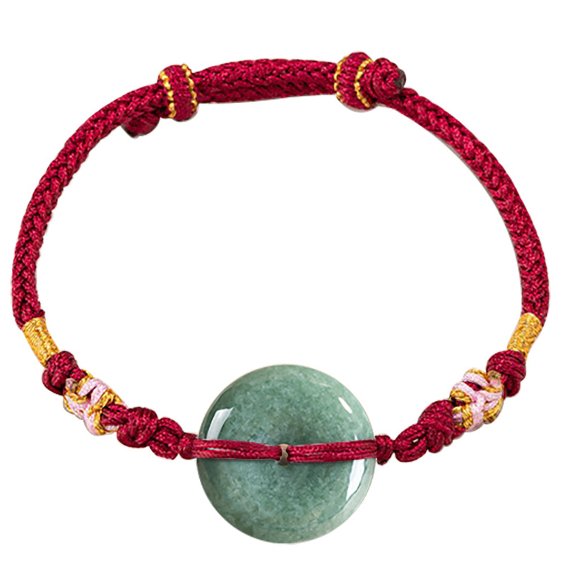 녹색 미얀마 경옥 도넛 팔찌 디자이너 팔찌 천연 버마  - Bracelets 리뷰 및 가격