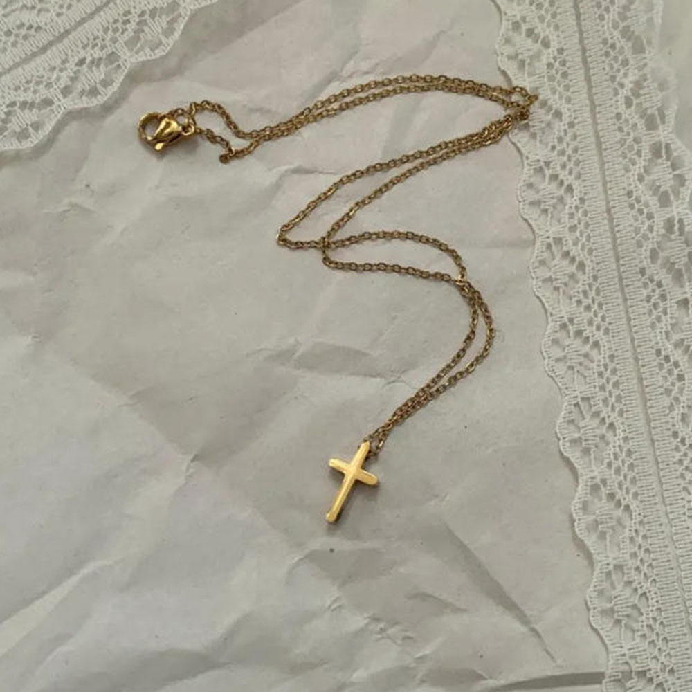정교한 금 십자가 목걸이, 심플한 데일리 십자가 펜던트 - Cross Pendant Necklace Gold 리뷰 및 가격