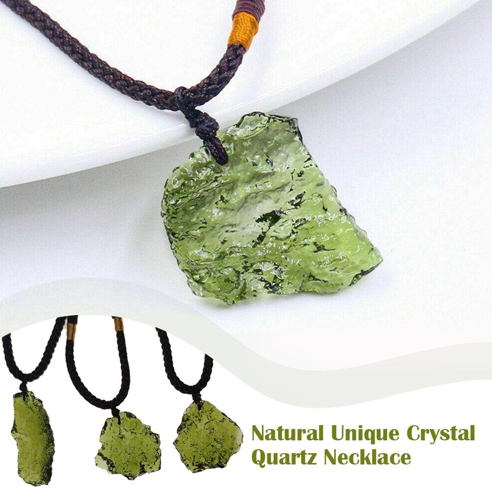 남녀공용 천연 독특한 크리스탈 석영 목걸이, 임팩트 유 - Crystal Pendant Necklace Natural Stone 리뷰 및 가격