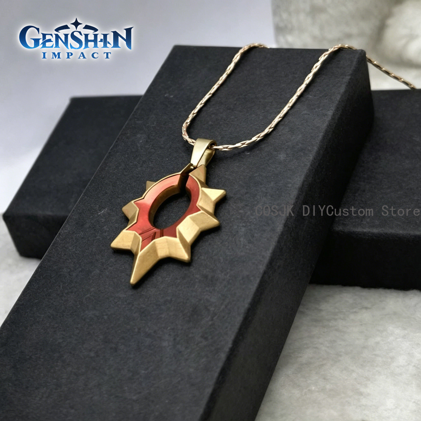 게임 Genshin Impact Mavuika 캐릭터  - Anime Pendant Necklace 리뷰 및 가격