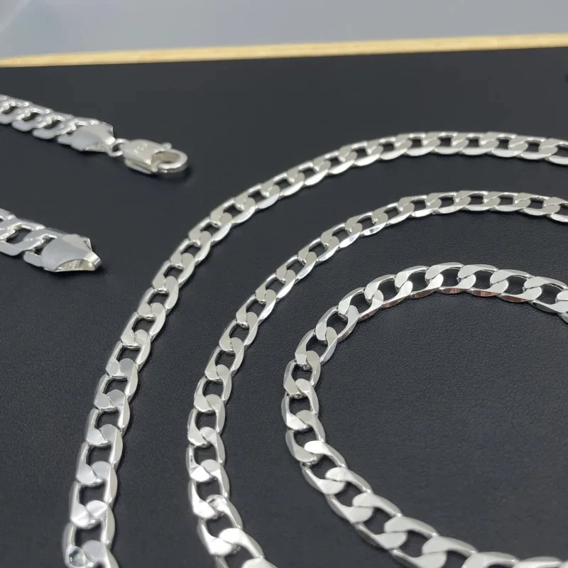 남자 925 스털링 실버 목걸이 2/4/6/8/10/1 - Cuban Link Chain 12Mm 리뷰 및 가격