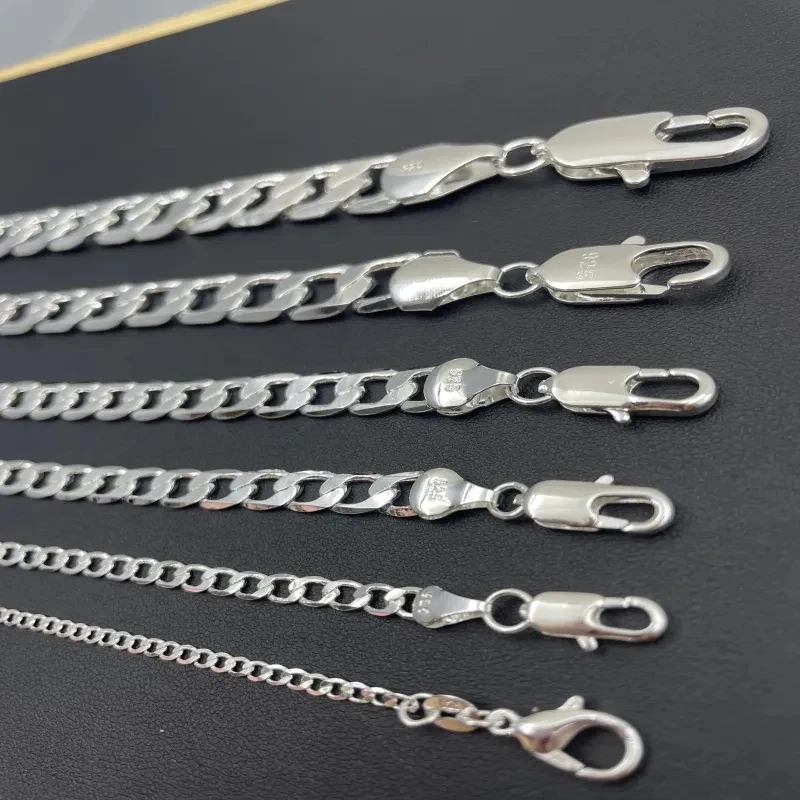 남자 925 스털링 실버 목걸이 2/4/6/8/10/1 - Cuban Link Chain 12Mm 리뷰 및 가격