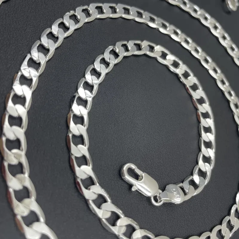 남자 925 스털링 실버 목걸이 2/4/6/8/10/1 - Cuban Link Chain 12Mm 리뷰 및 가격