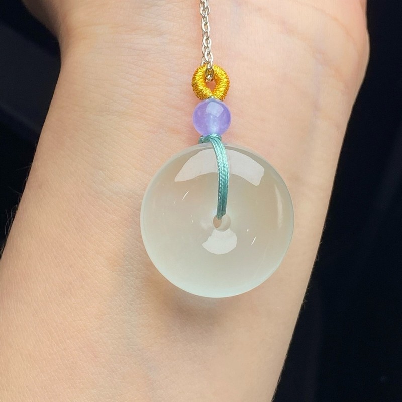 옥색 고급 녹색 무늬 펜던트, 버클, 루이 장식품, 평 - Necklaces 리뷰 및 가격