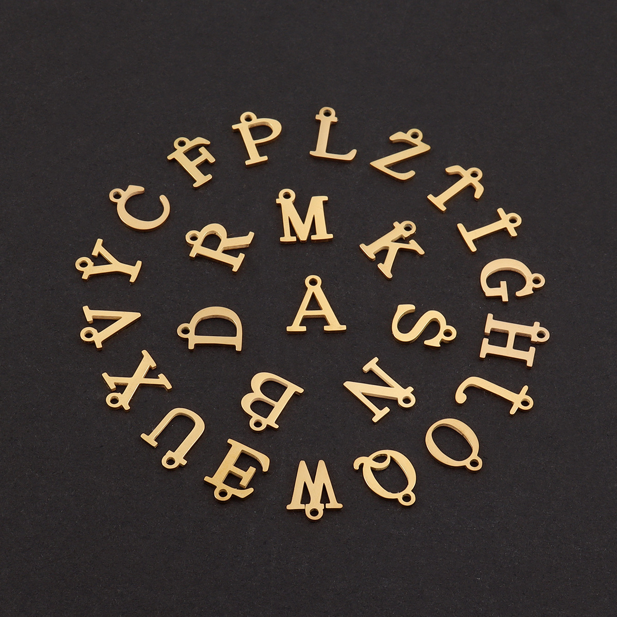 패션 A-Z 이니셜 하트 펜던트 목걸이 18K 금도금  - Initial Letter Necklace 18K Gold 리뷰 및 가격