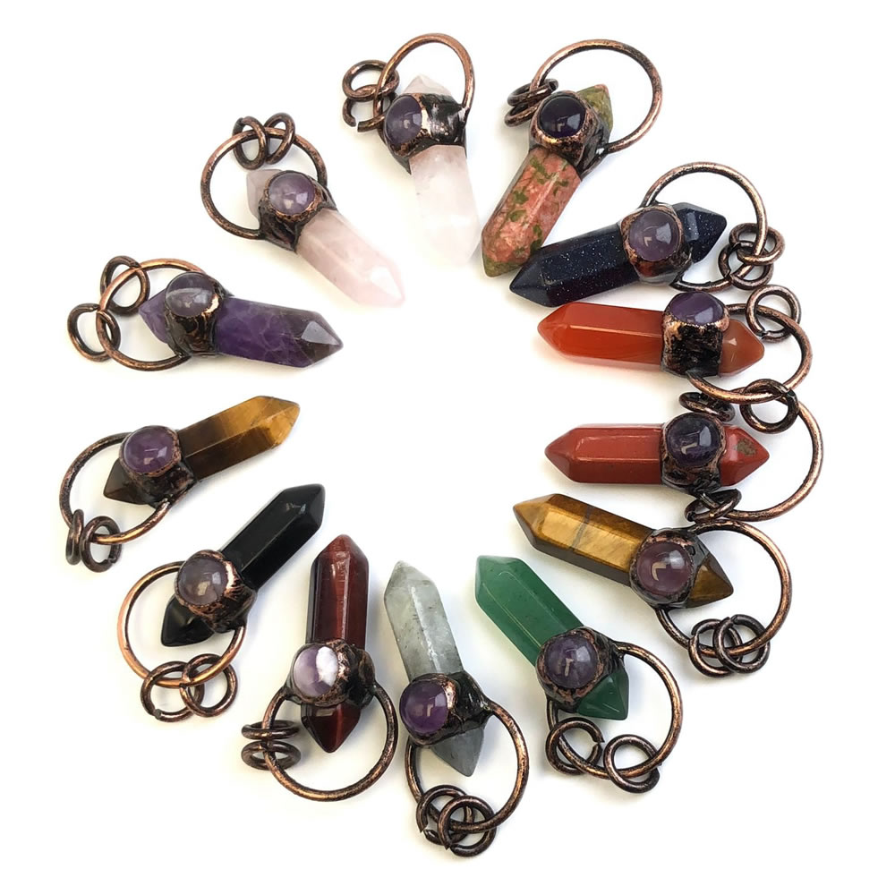 천연석 크리스탈 쿼츠 펜던트 목걸이 참 장식용 고대 구 - Crystal Pendant Necklace Natural Stone 리뷰 및 가격