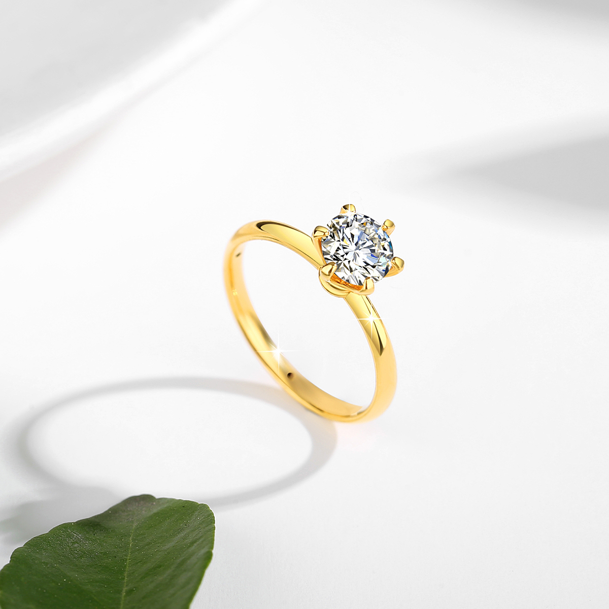 리얼 골드 18K Moissanite 반지 중공 여성  - Moissanite Engagement Ring 1 Carat 리뷰 및 가격